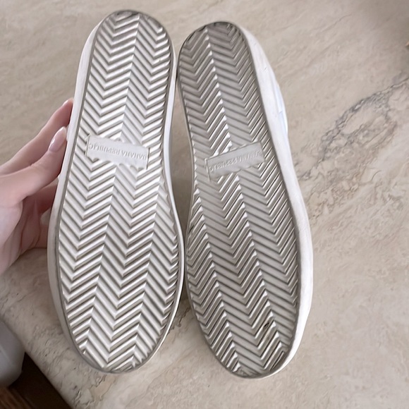 Womens white genuine leather sneakers, excellent condition - Picture 5 of 6